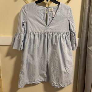 Aritzia Babydoll Blue Dress